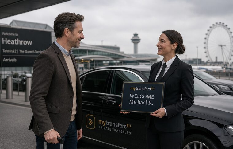 Michael R. met by a MytransfersEU chauffeur at London Heathrow